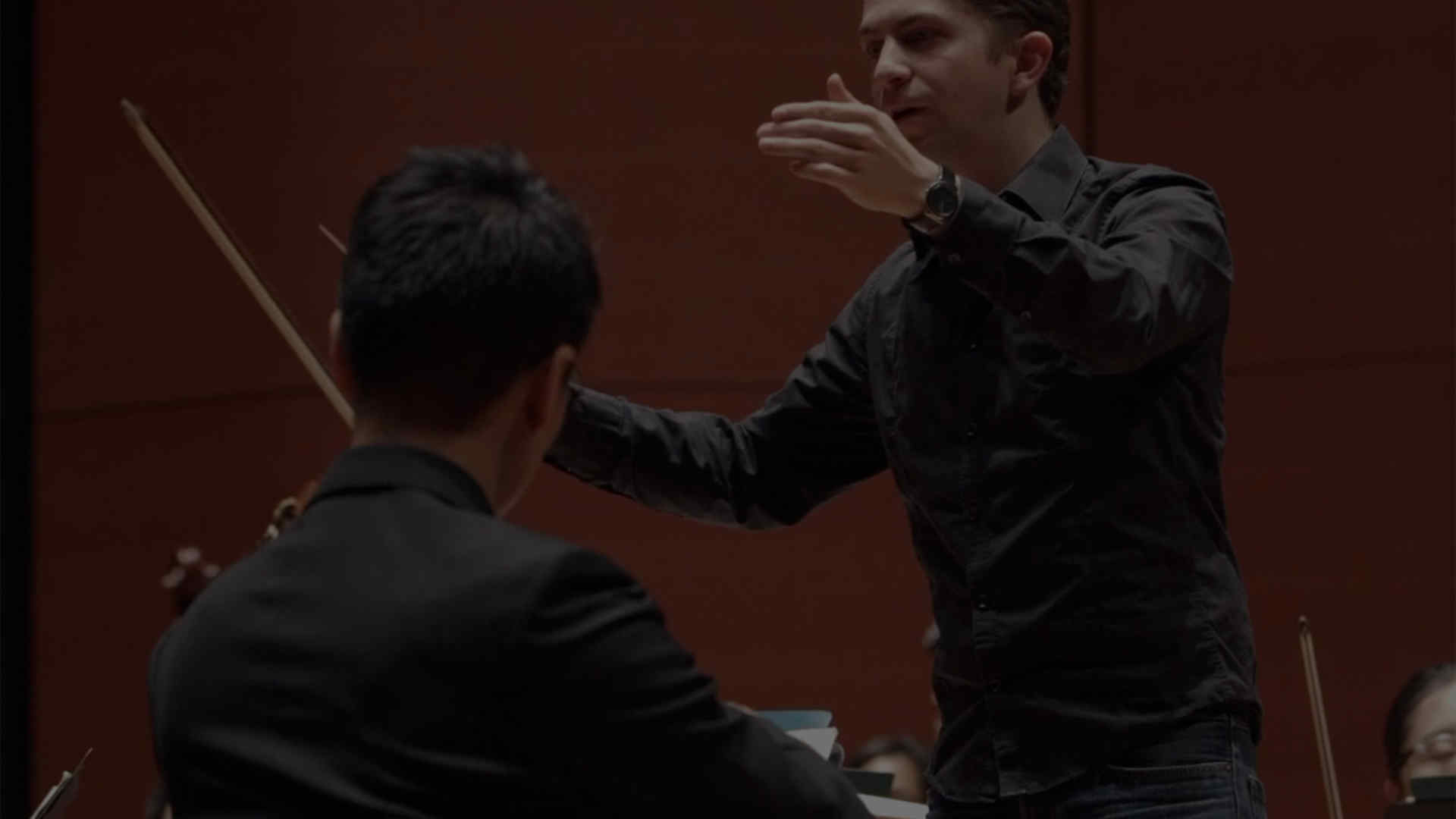 Juilliard orchestral conducting student Gregor Mayrhofer